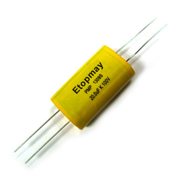 Tipo 1.8WF 1.8VF axial capacitor metalizado do filme de poliéster de 10V --- Topmay